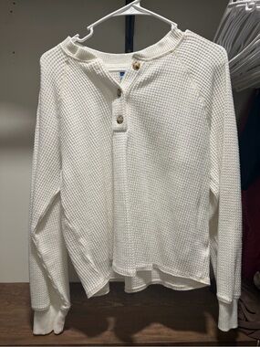 old navy waffle henley